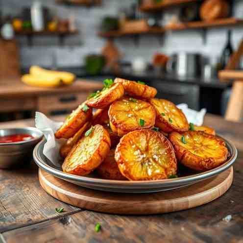 Crispy Fried Plantains - Best Sweet & Salty Snack Recipe